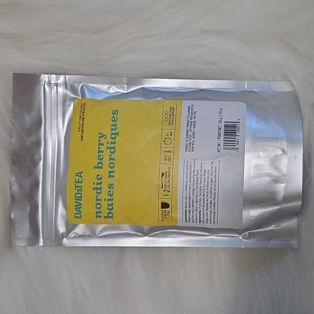 2/$20 Sealed! Davidstea NORDIC BERRY Loose Leaf Tea 50g *Retired* Davids T…